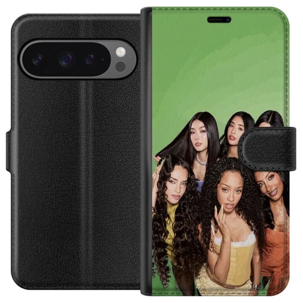 Kompatibel Tegnebogsetui til Google Pixel 9 Pro XL KATSEYE grøn