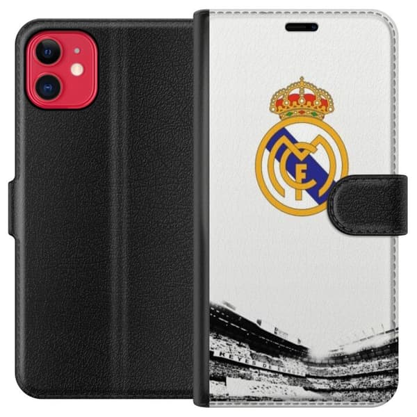 Kompatibel Tegnebogsetui til Apple iPhone 11 Real Madrid CF