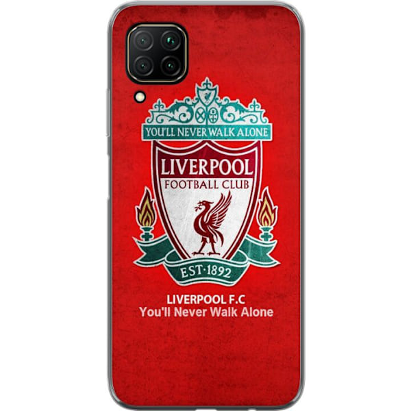 Huawei P40 lite Läpinäkyvä kuori Liverpool YNWA