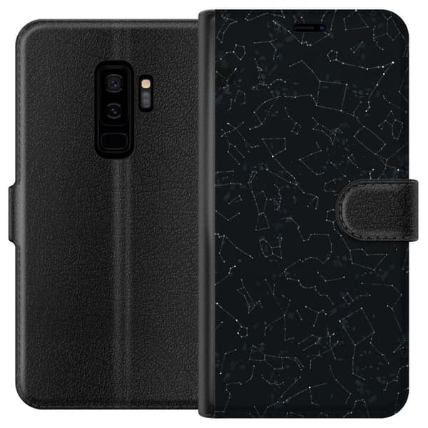 Kompatibelt Plånboksfodral till Samsung Galaxy S9+ Stjärnhimmel