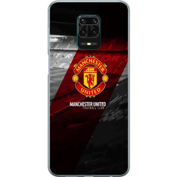 Xiaomi Redmi Note 9 Pro Gennemsigtig cover Manchester United
