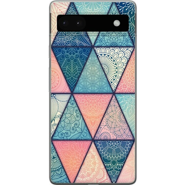 Google Pixel 6a Kuori / Matkapuhelimen kuori - Mandala Kolmiot