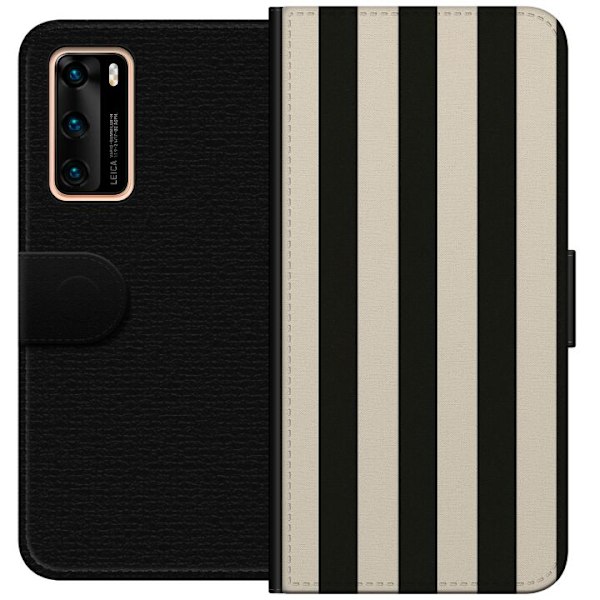 Huawei P40 Tegnebogsetui Linje Flow