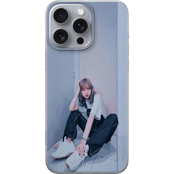 Apple iPhone 16 Pro Max Läpinäkyvä kuori Lisa from Blackpink – K-pop Style Icon