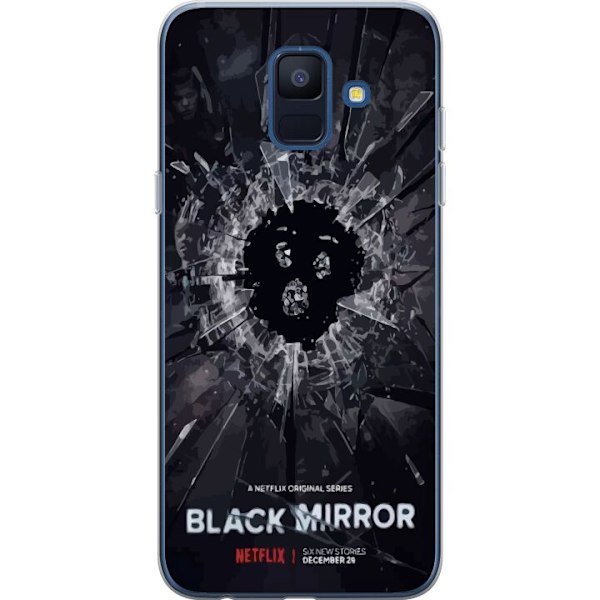 Samsung Galaxy A6 (2018) Läpinäkyvä kuori Black Mirror Sci-