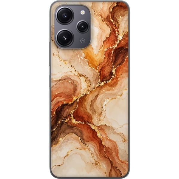 Kompatibelt Mobilskal till Xiaomi Redmi 12 Höstagat beige