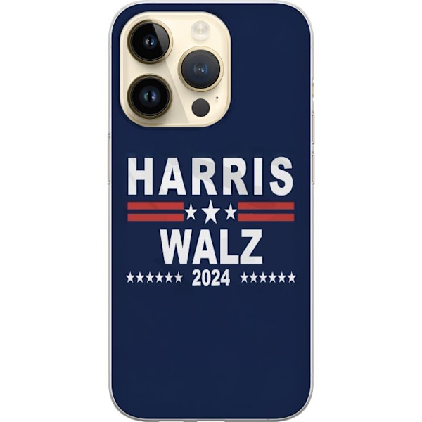 Apple iPhone 14 Pro Gennemsigtig cover Harris | Walz 2024