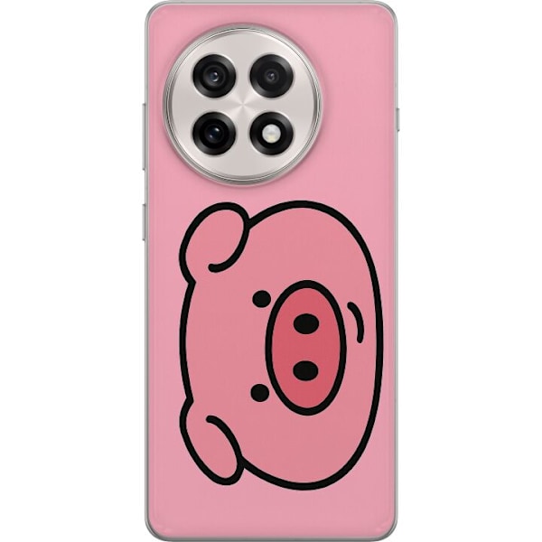 OnePlus 13R Läpinäkyvä kuori Kawaii Piggy