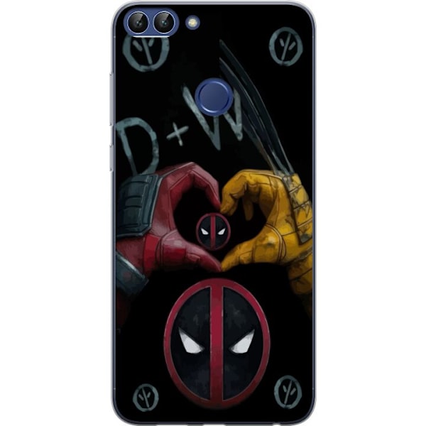 Huawei P smart Genomskinligt Skal Deadpool & Wolverine Kärlek