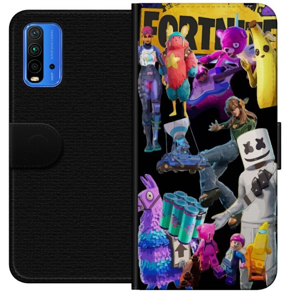 Xiaomi Redmi Note 9 4G Lompakkokotelo Fortnite