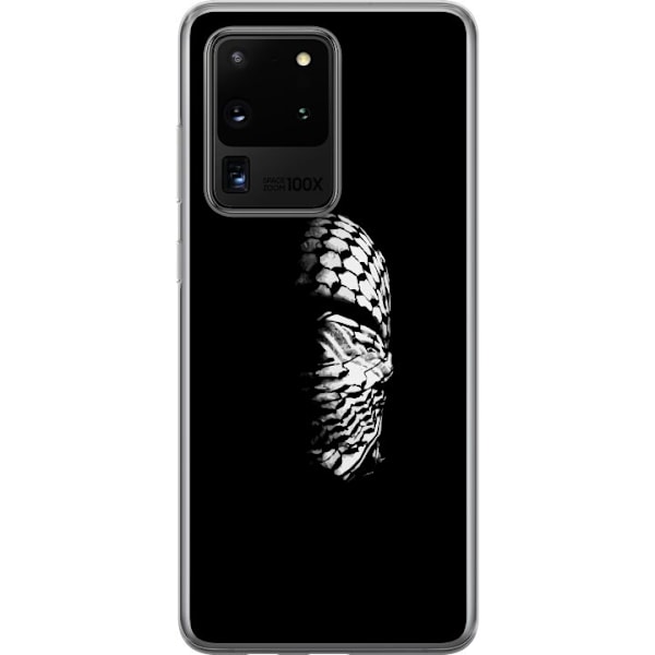 Samsung Galaxy S20 Ultra Gennemsigtig cover Keffiyeh-mønster