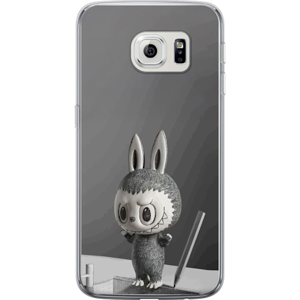 Samsung Galaxy S6 edge Läpinäkyvä kuori Pop Mart MEGA LABUBU LABUBU Sketch 1000%