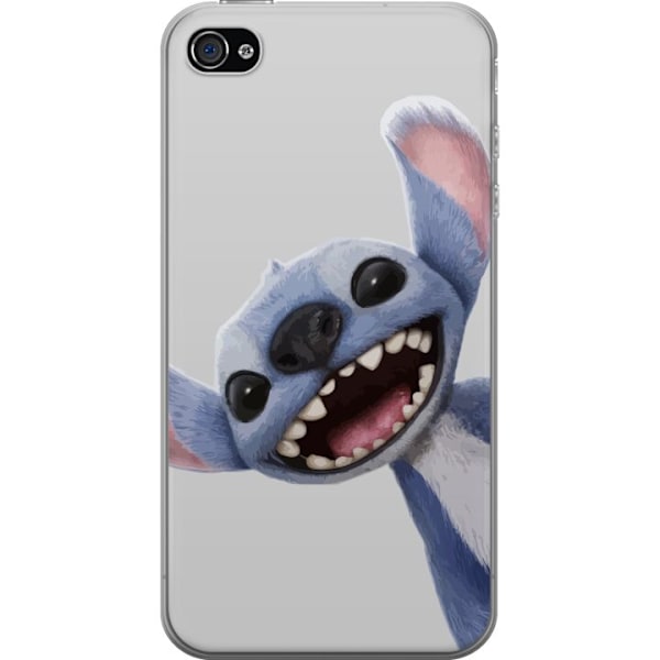 Apple iPhone 4 Genomskinligt Skal Stitch i Fart – Kawaii Des