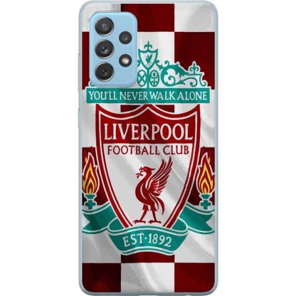 Samsung Galaxy A52 5G Läpinäkyvä kuori Liverpool FC