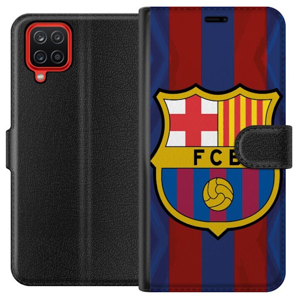 Samsung Galaxy A12 Plånboksfodral FCB Barcelona