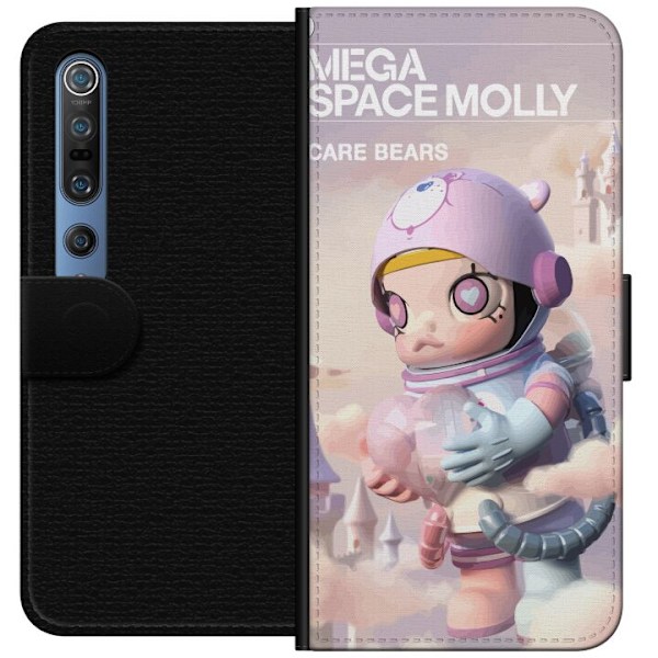 Xiaomi Mi 10 Pro 5G Tegnebogsetui Mega Space Molly Care Bears Series - Share Bear Edition