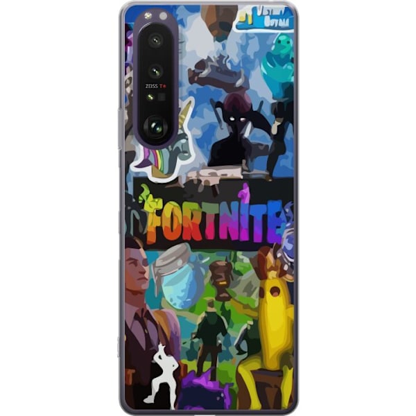 Sony Xperia 1 III Läpinäkyvä kuori Fortnite