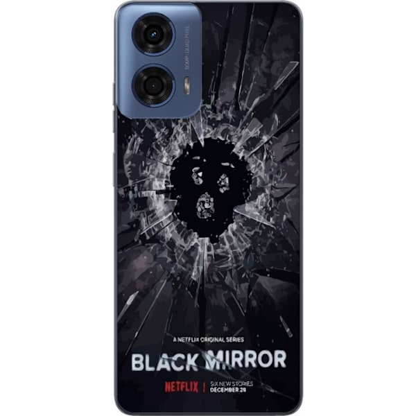 Motorola Moto G24 Läpinäkyvä kuori Black Mirror Sci-Fi Netf
