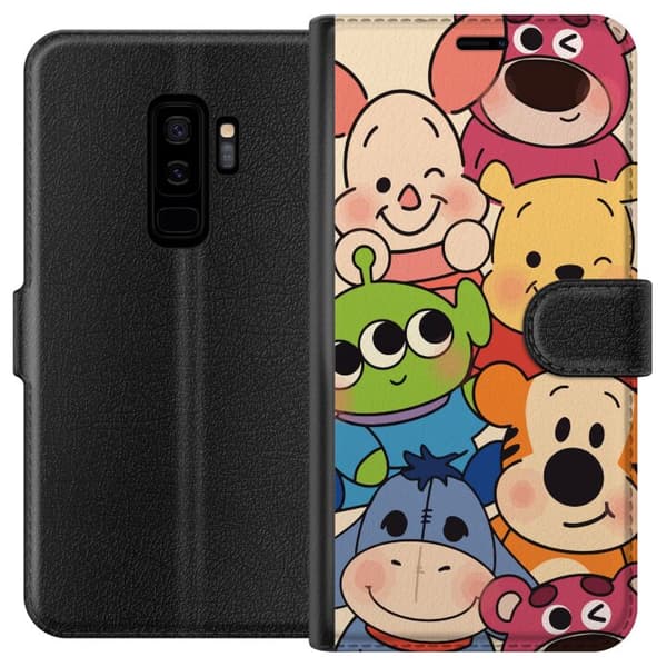 Kompatibelt Lommeboketui til Samsung Galaxy S9+ Nalle Puh og venner