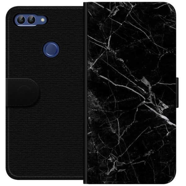 Huawei P smart Plånboksfodral black marble