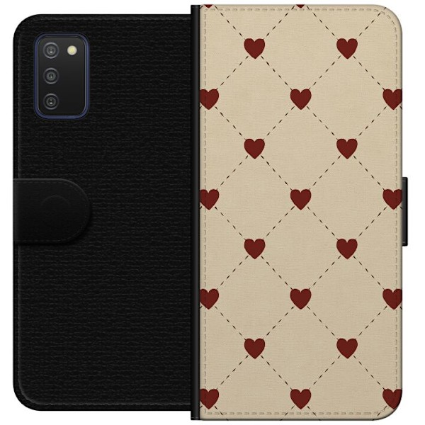 Samsung Galaxy A03s Lommeboketui Hjertegrind