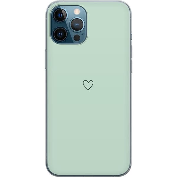 Kompatibel Mobilcover til Apple iPhone 12 Pro Max Enkelt Hjerte