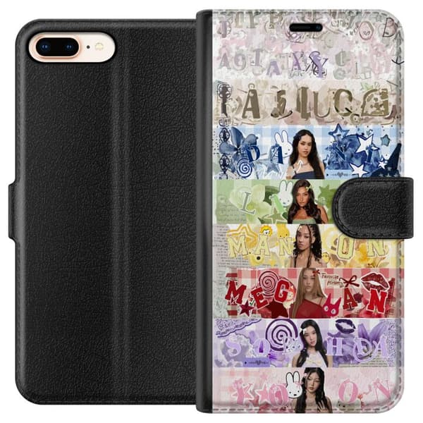 Yhteensopiva Lompakkokotelo Apple iPhone 7 Plus K-pop monivärinen