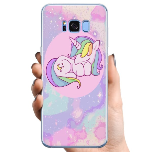 Samsung Galaxy S8+ TPU Mobilcover Unicorn