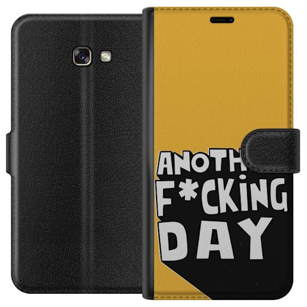 Samsung Galaxy A3 (2017) Tegnebogsetui Another Day Tekstmotiv Humor Streetwear Grafisk Rå Stil Populært Livsstil By Mode Design