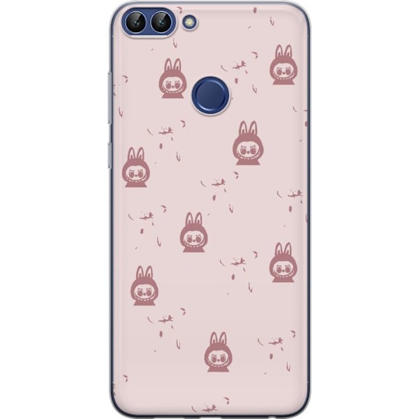 Huawei P smart Läpinäkyvä kuori Labubu Neon Pop - Neonväri