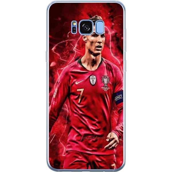 Samsung Galaxy S8+ Genomskinligt Skal Ronaldo Skills – CR7 Design för Äkta Supporters