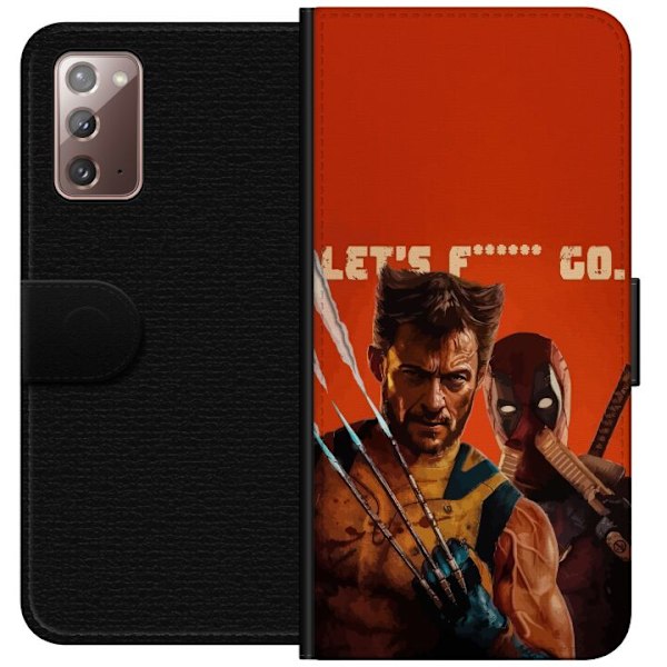 Samsung Galaxy Note20 Lompakkokotelo Deadpool & Wolverine