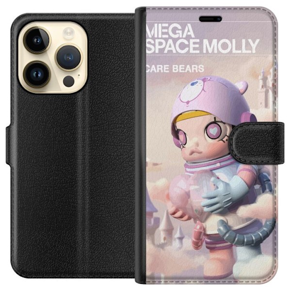 Apple iPhone 15 Pro Plånboksfodral Mega Space Molly Care Bear
