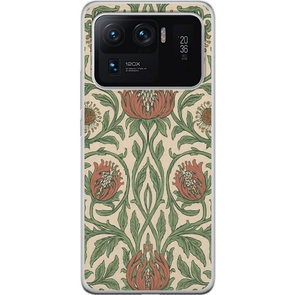 Xiaomi Mi 11 Ultra Gennemsigtig cover Blad Detaljer