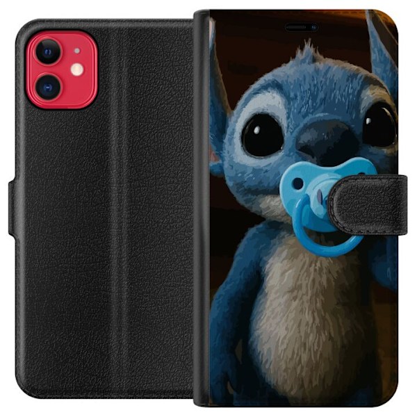 Apple iPhone 11 Lompakkokotelo Stitch & Napp - vauvateema söp