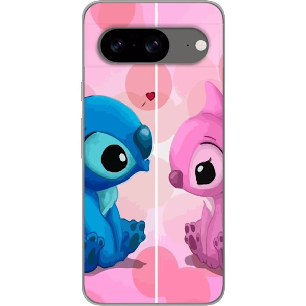 Google Pixel 8 Läpinäkyvä kuori Stitch Avaruus