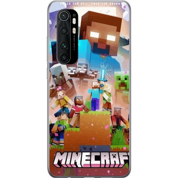 Xiaomi Mi Note 10 Lite Genomskinligt Skal Minecraft