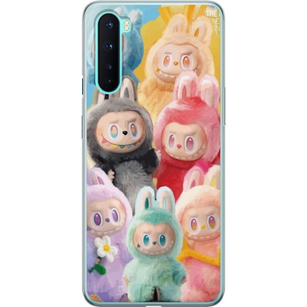 OnePlus Nord Genomskinligt Skal Labubu Sketch Style – Handri