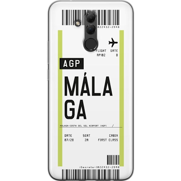 Huawei Mate 20 lite Genomskinligt Skal Malaga