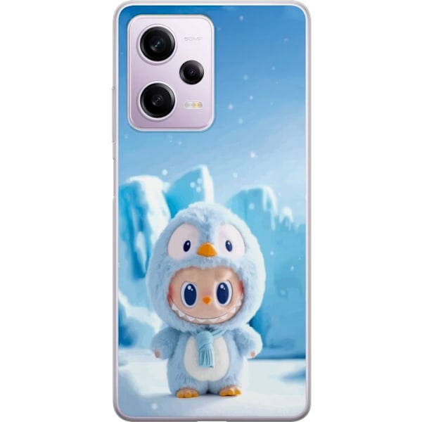 Xiaomi Redmi Note 12 Pro Läpinäkyvä kuori musta ritari fort