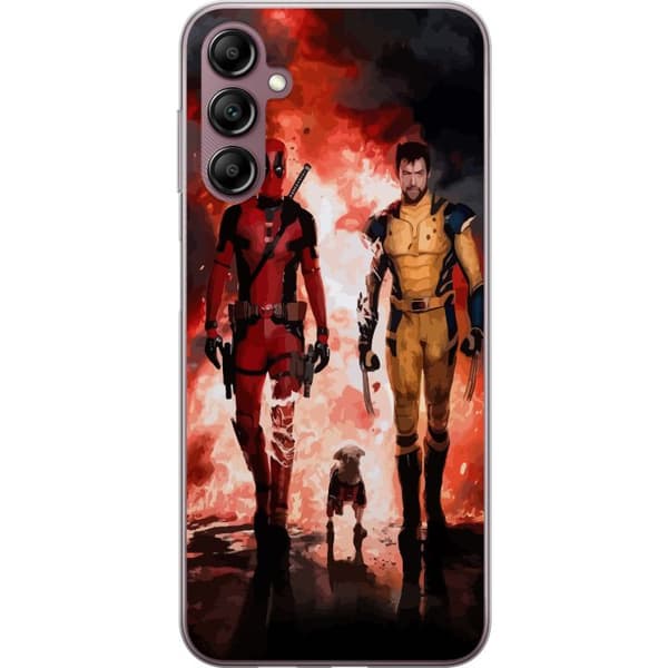 Kompatibelt Mobildeksel til Samsung Galaxy A14 5G Wolverine Deadpool