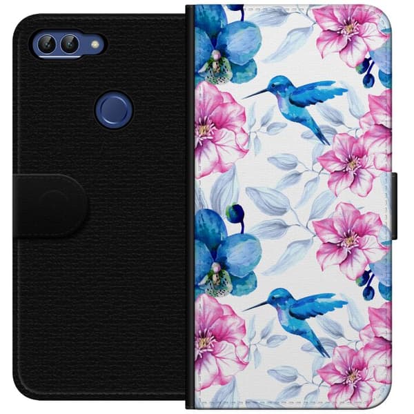 Kompatibel Tegnebogsetui til Huawei P smart Kolibri