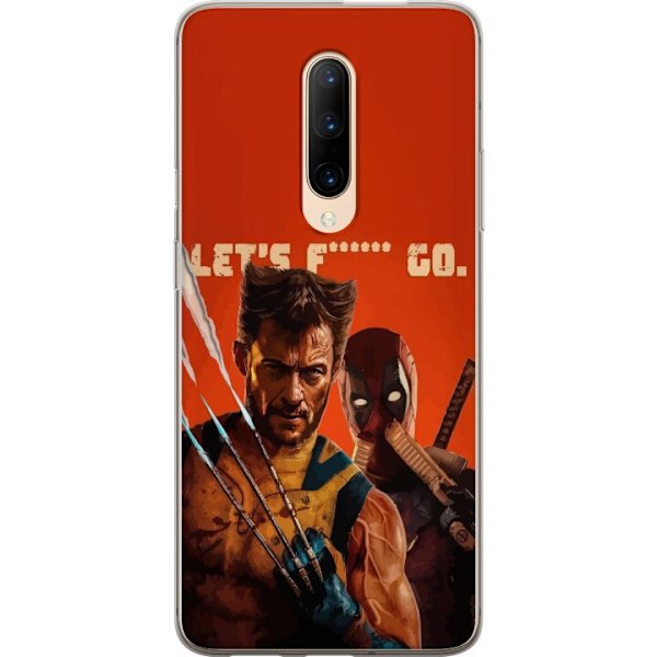 OnePlus 7 Pro Läpinäkyvä kuori Deadpool & Wolverine