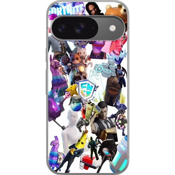 Google Pixel 9 Gennemsigtig cover Fortnite