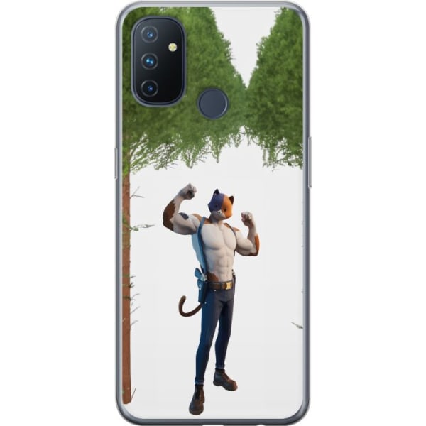 OnePlus Nord N100 Gennemsigtig cover Fortnite - Meowscles