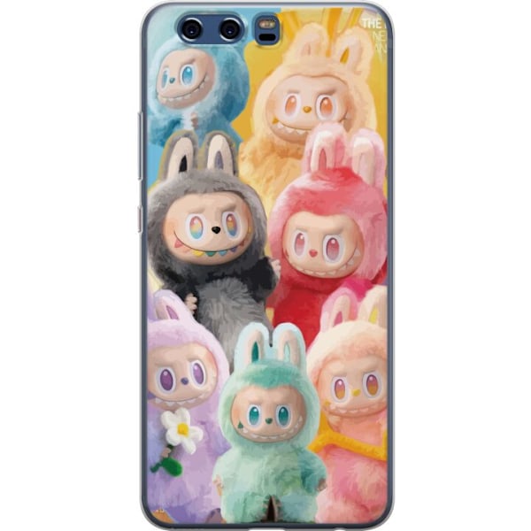 Huawei P10 Genomskinligt Skal Labubu Sketch Style – Handrita