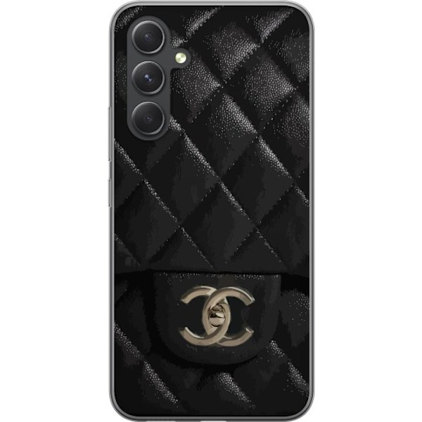 Samsung Galaxy S24+ Läpinäkyvä kuori Chanel Musta