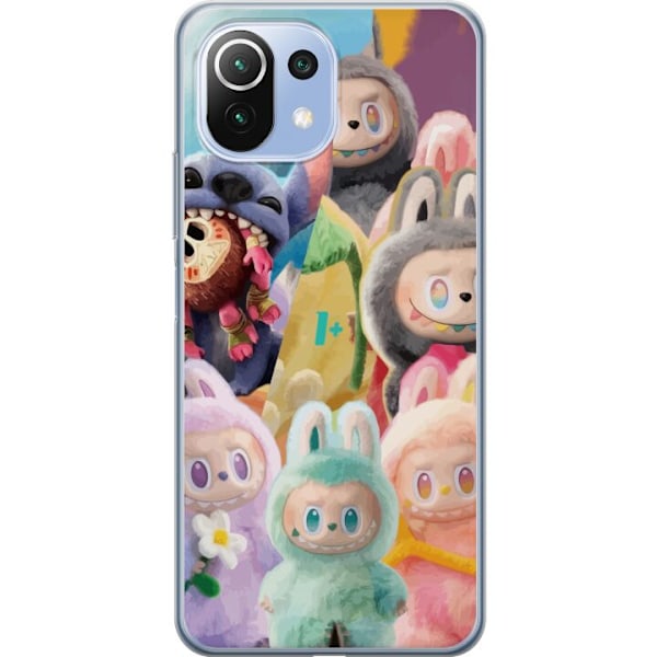 Xiaomi Mi 11 Lite Läpinäkyvä kuori iso