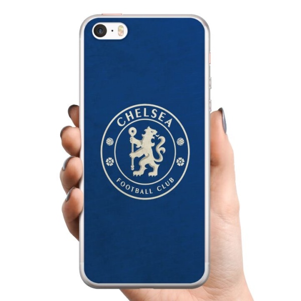 Apple iPhone SE (2016) TPU Mobilcover Chelsea Fodboldklub