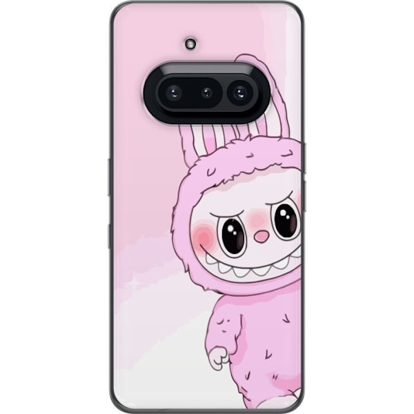 Nothing Phone (3a) Läpinäkyvä kuori Labubu Jänis-sarja